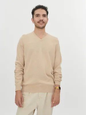 Organic Cashmere Colour Essential V-Neck Sweater
