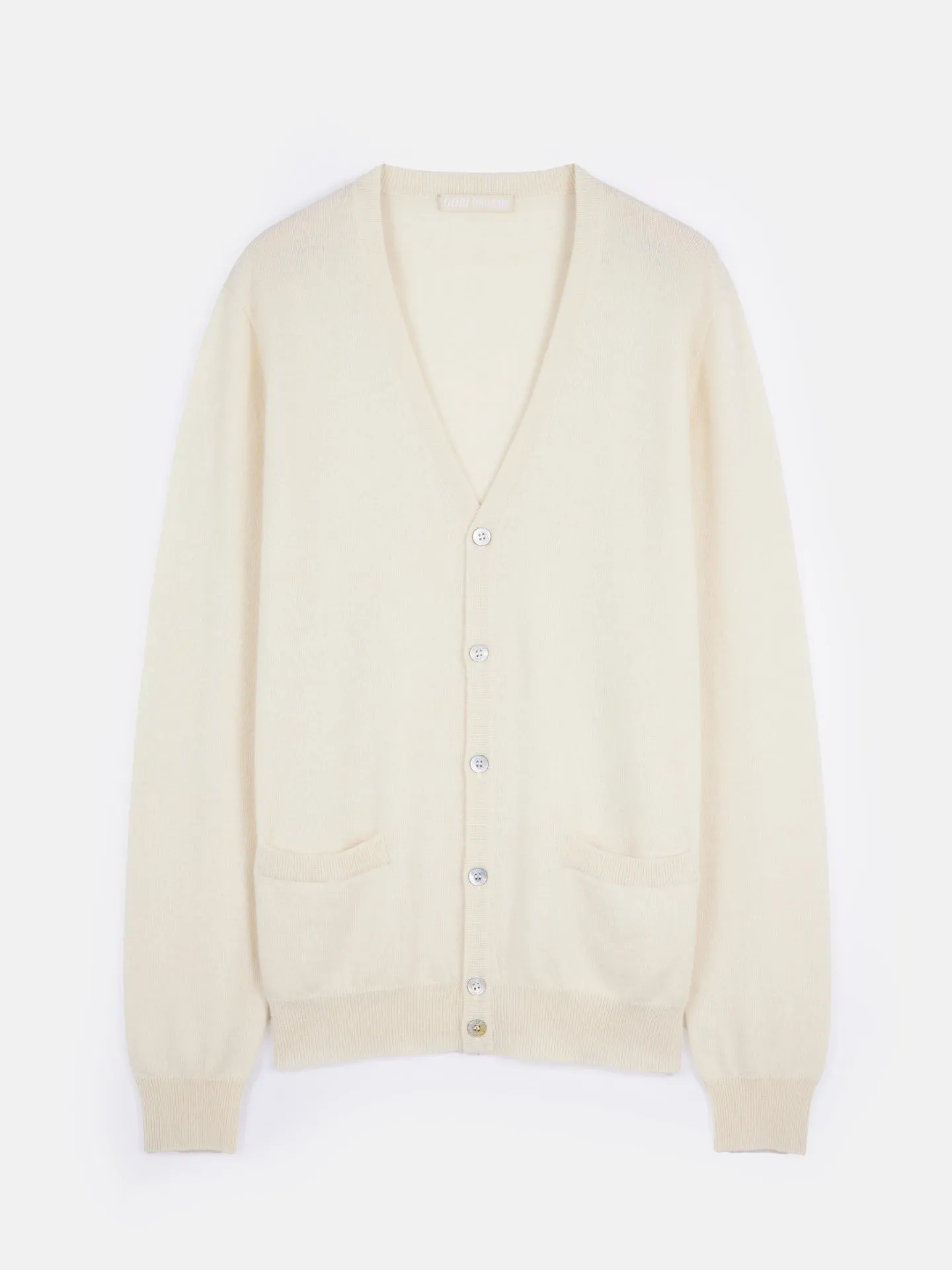Organic Cashmere V-Neck Cardigan
