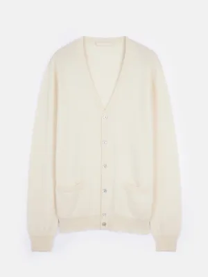 Organic Cashmere V-Neck Cardigan