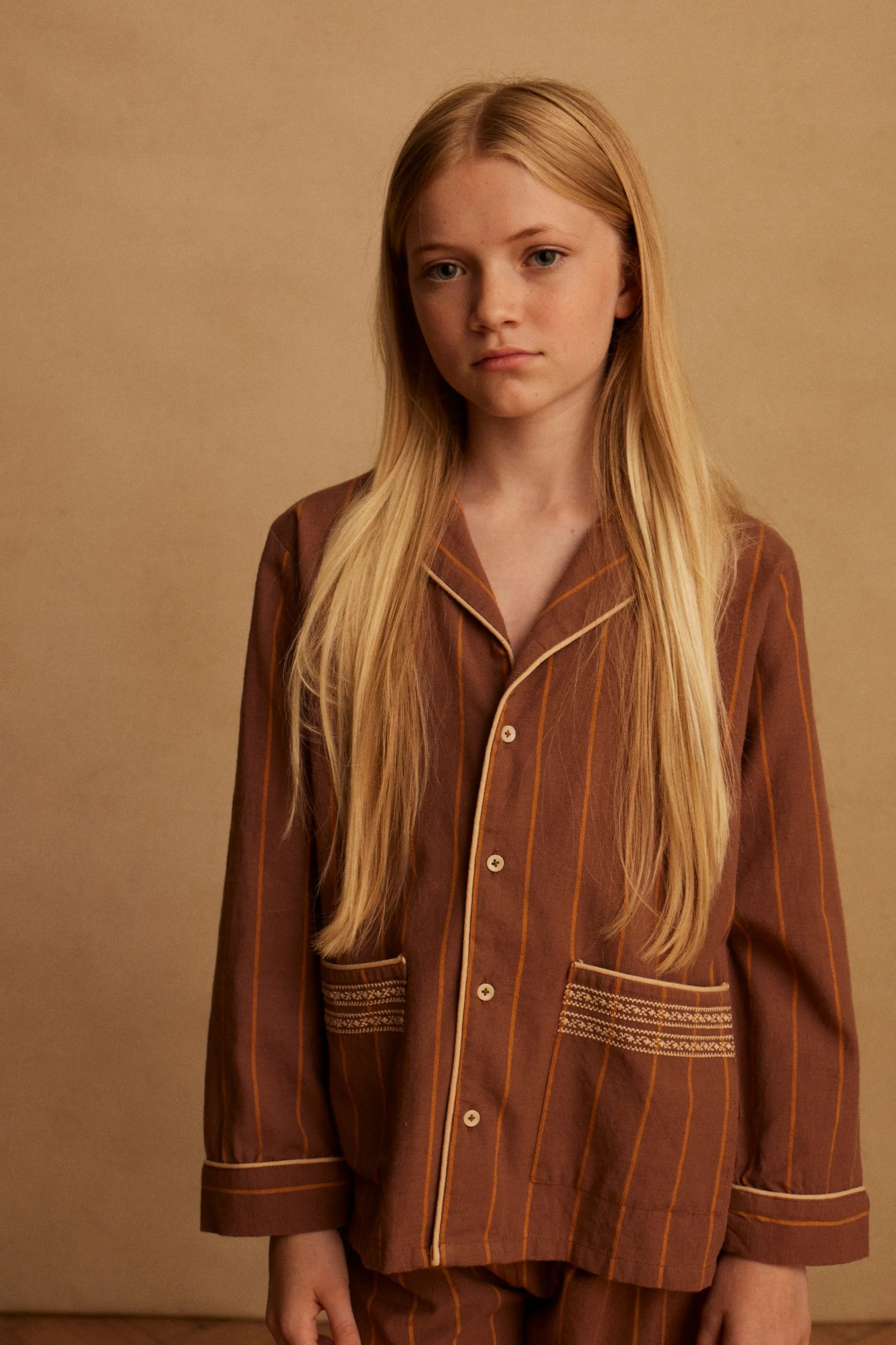 (OUTLET) Cas Pyjamas - Winter Stripe Hazel