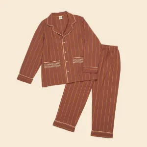 (OUTLET) Cas Pyjamas - Winter Stripe Hazel