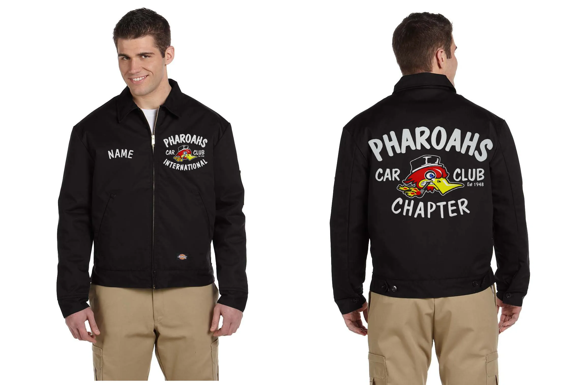 Pharoahs Car Club Eisenhower Jacket (EMBROIDERED)