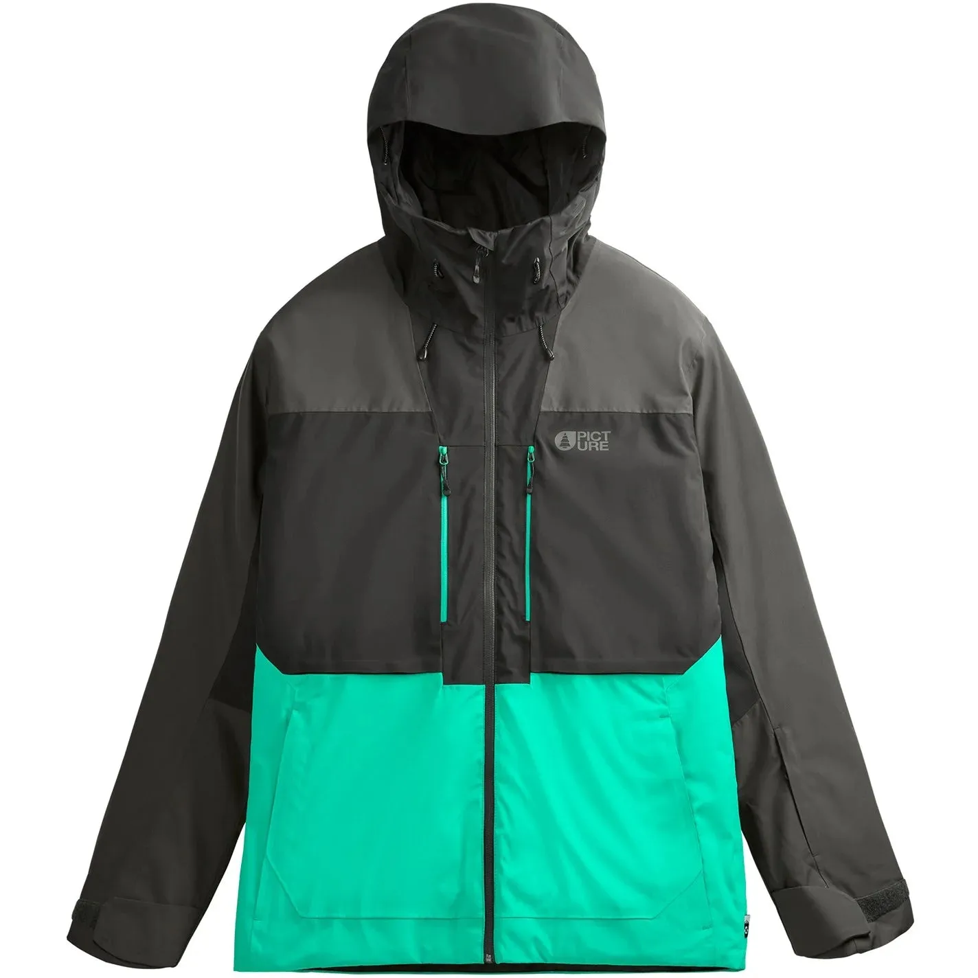 Picture Organic Object Jacket Mens Spectra Green / Black