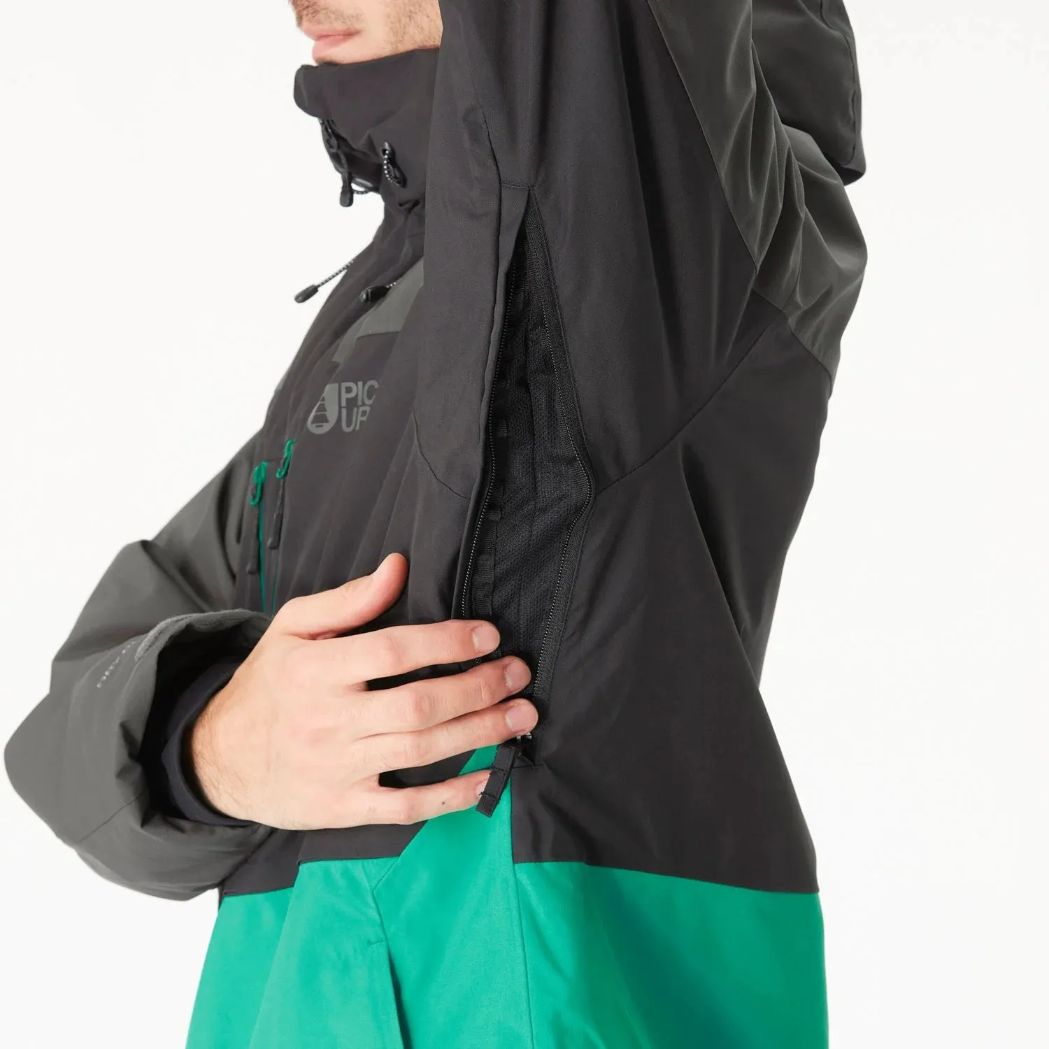 Picture Organic Object Jacket Mens Spectra Green / Black