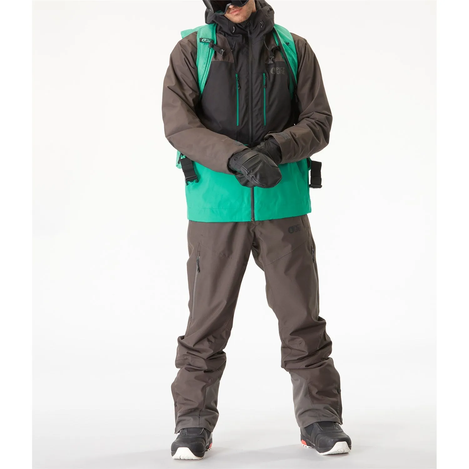 Picture Organic Object Jacket Mens Spectra Green / Black