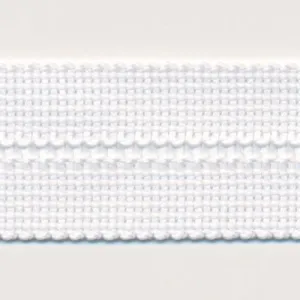 Polyester Knit Binder Tape #1 White