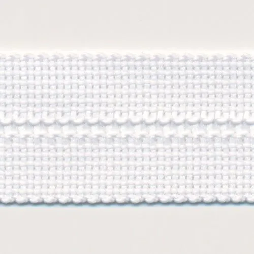 Polyester Knit Binder Tape #1 White