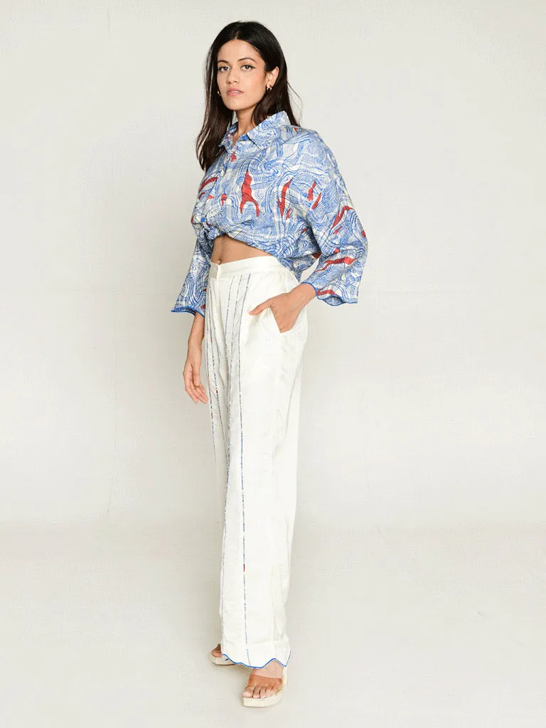Ponzo White Pant