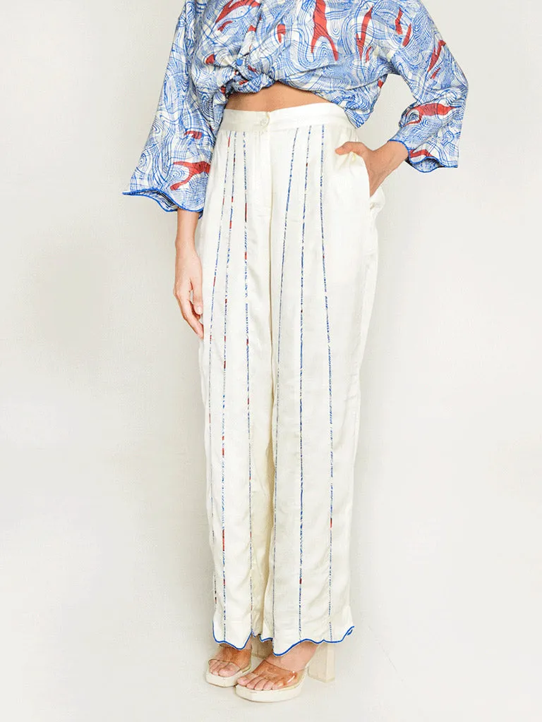 Ponzo White Pant