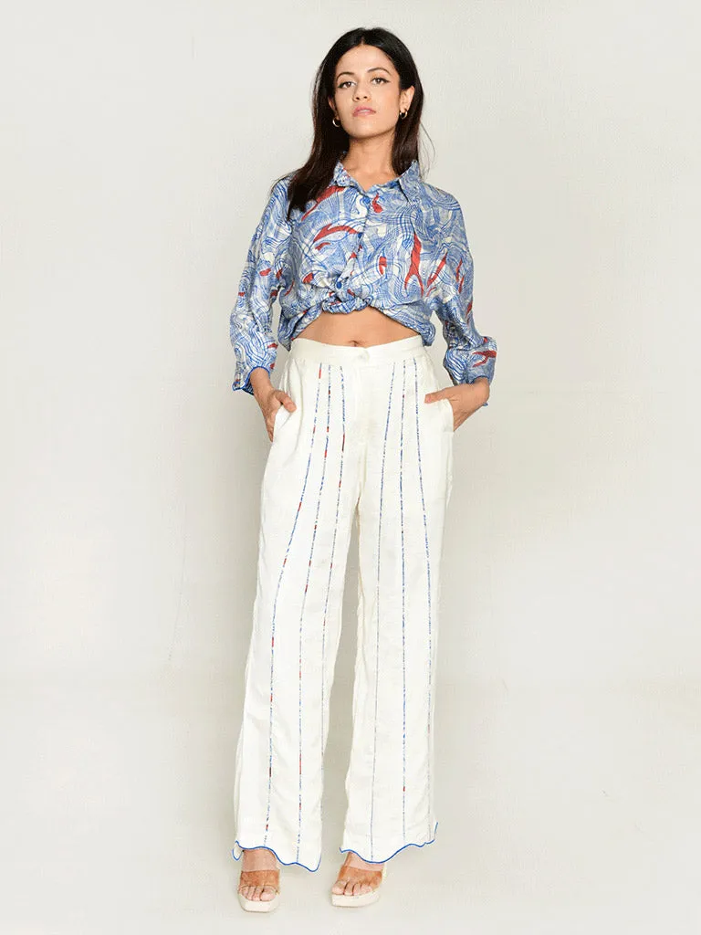 Ponzo White Pant