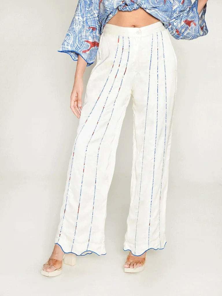 Ponzo White Pant