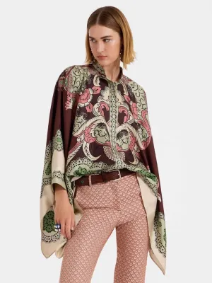 Portal Placée Silk Foulard Shirt