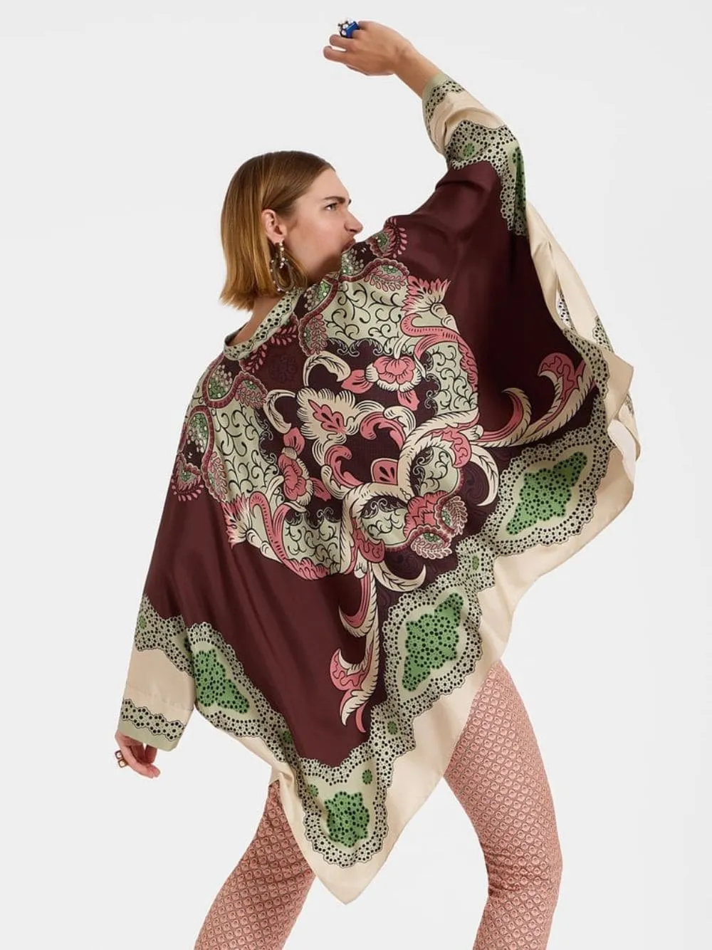 Portal Placée Silk Foulard Shirt