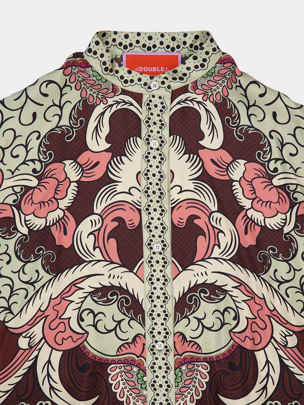 Portal Placée Silk Foulard Shirt