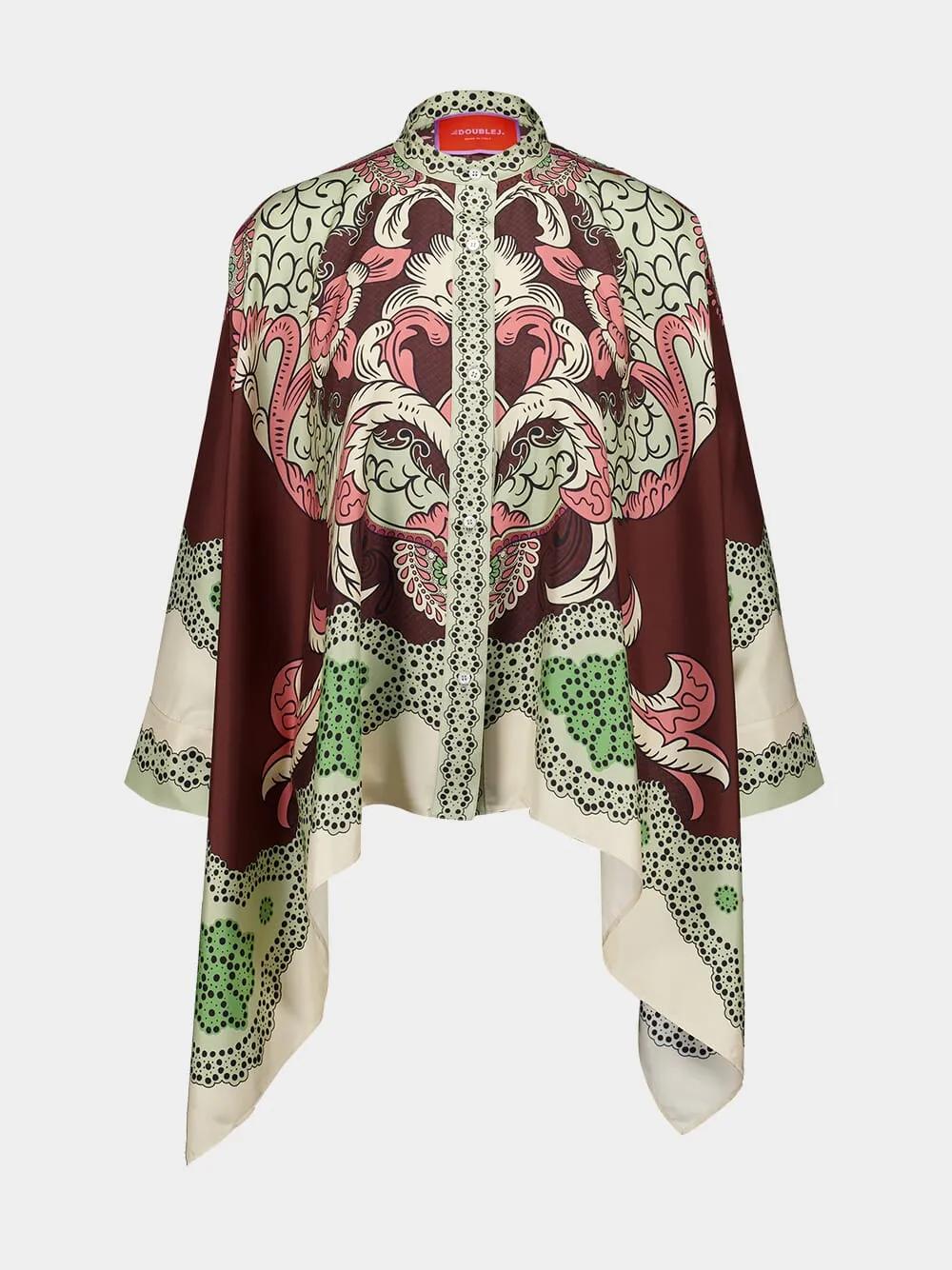 Portal Placée Silk Foulard Shirt