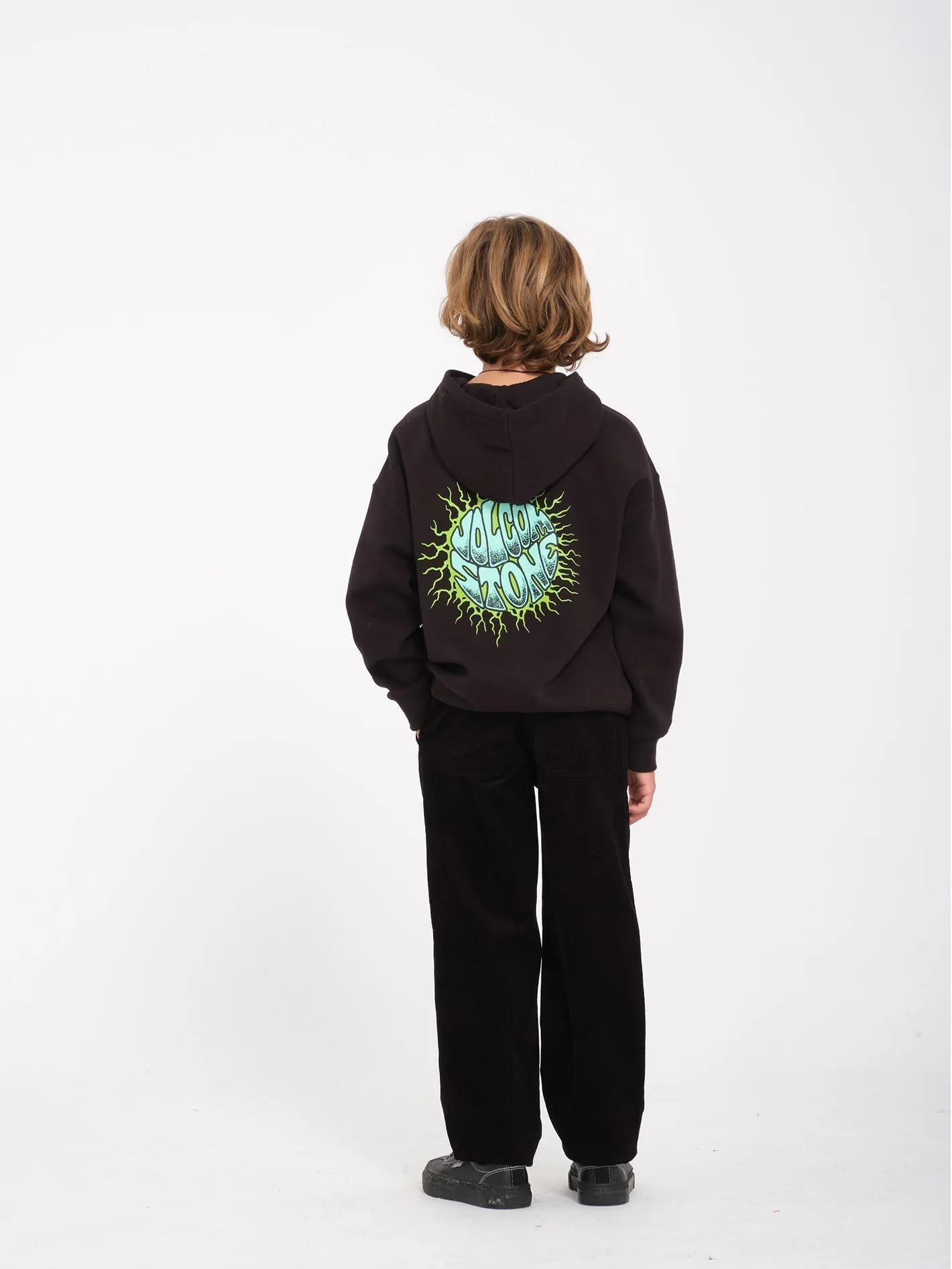 Psychstone Elastic Waist Trousers - Black - (KIDS)