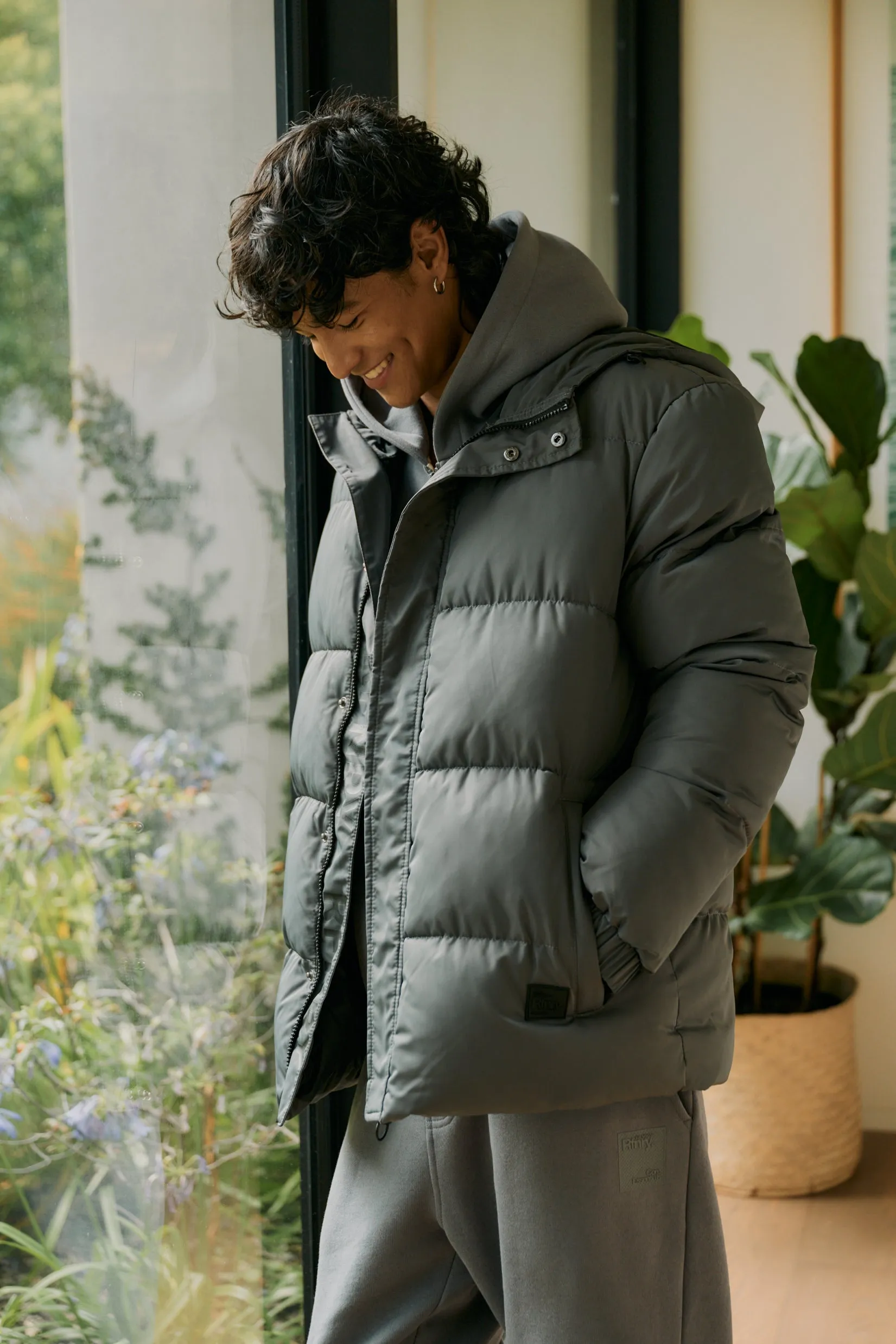 Puffer Jacket _ 157850 _ Charcoal
