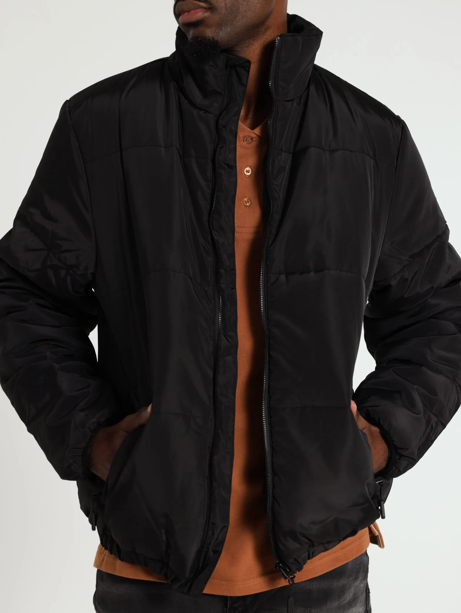 Puffer Jacket - Black