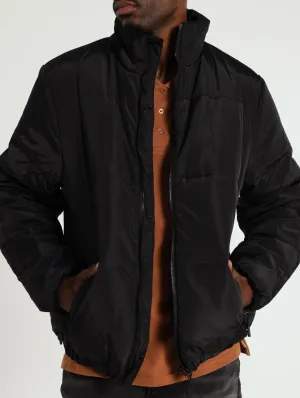 Puffer Jacket - Black