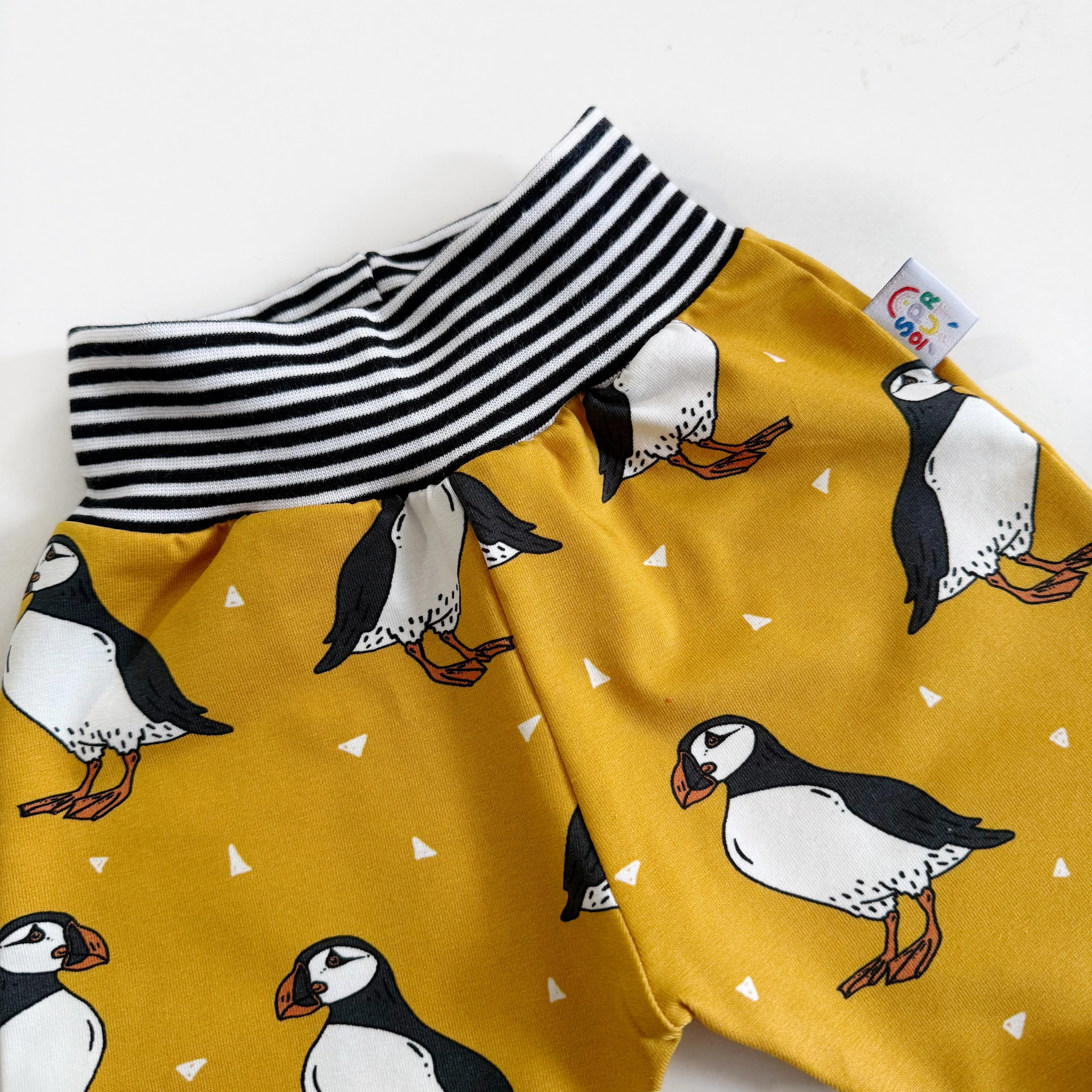 Puffin Organic Jersey Leggings | Unisex Kids Clothing | Baby Trousers