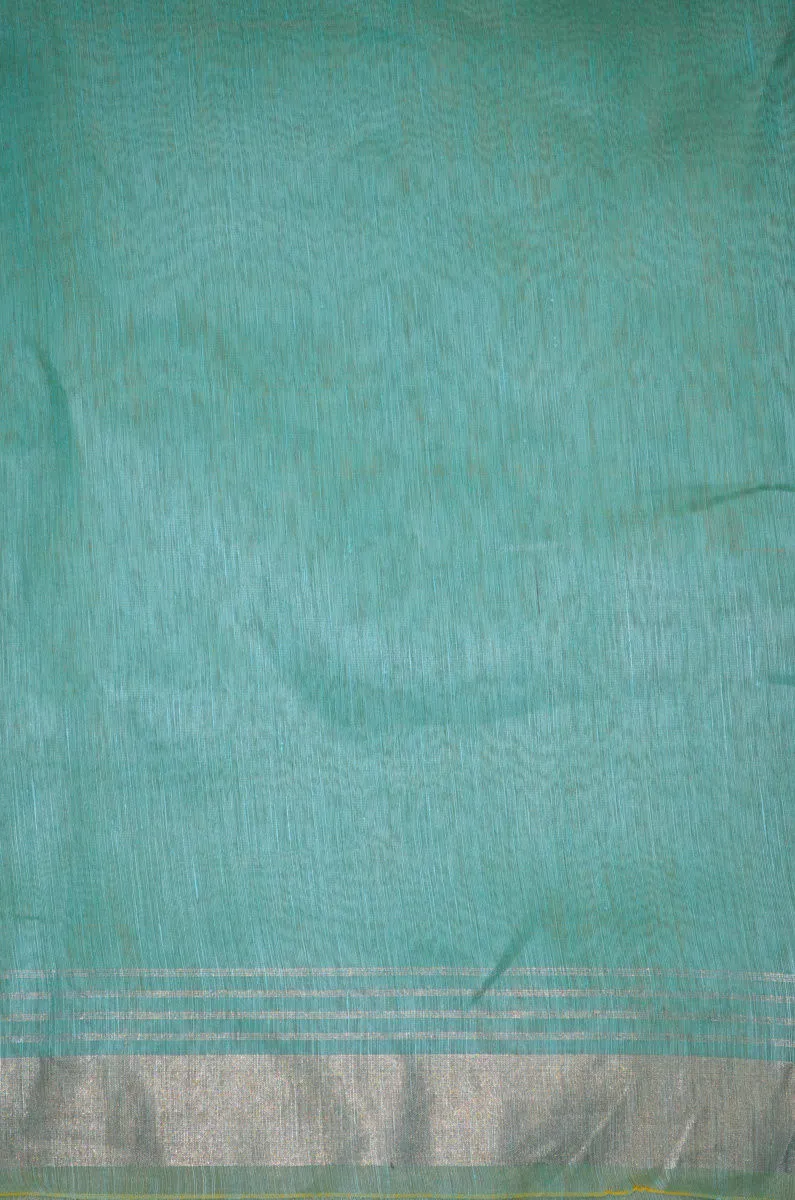 Pure Yarn Dyed Handloom Silk Linen Dual Shade (Dhoop Chaun) Zari Bordered Fabric ( To book an option of 1.5,2.5,3.5 etc Please call us on 9930655009)