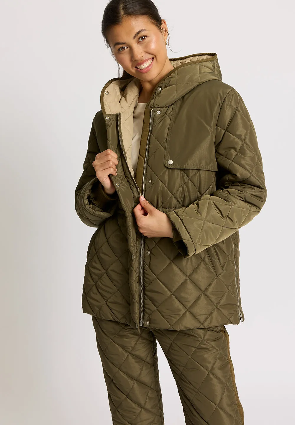 Quilted Jacket COUNTRY - green turtle