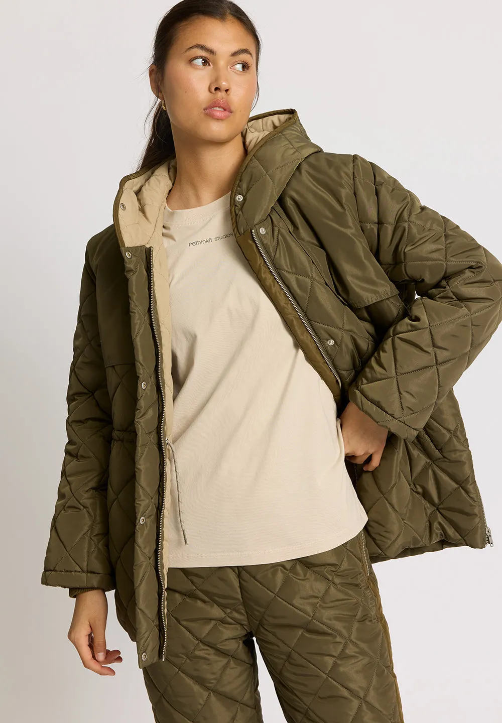 Quilted Jacket COUNTRY - green turtle