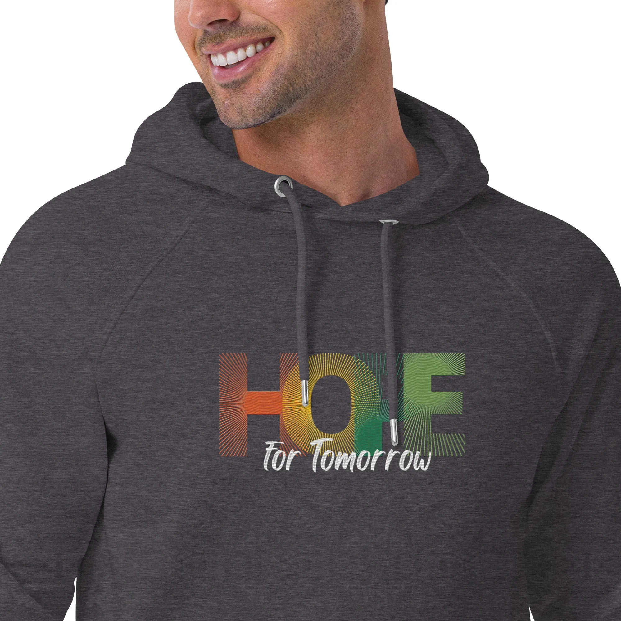 "Hope for Tomorrow" Unisex ECO raglan hoodie