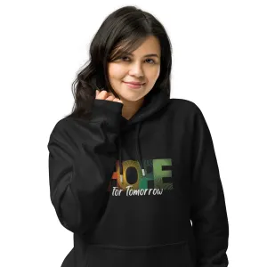 "Hope for Tomorrow" Unisex ECO raglan hoodie