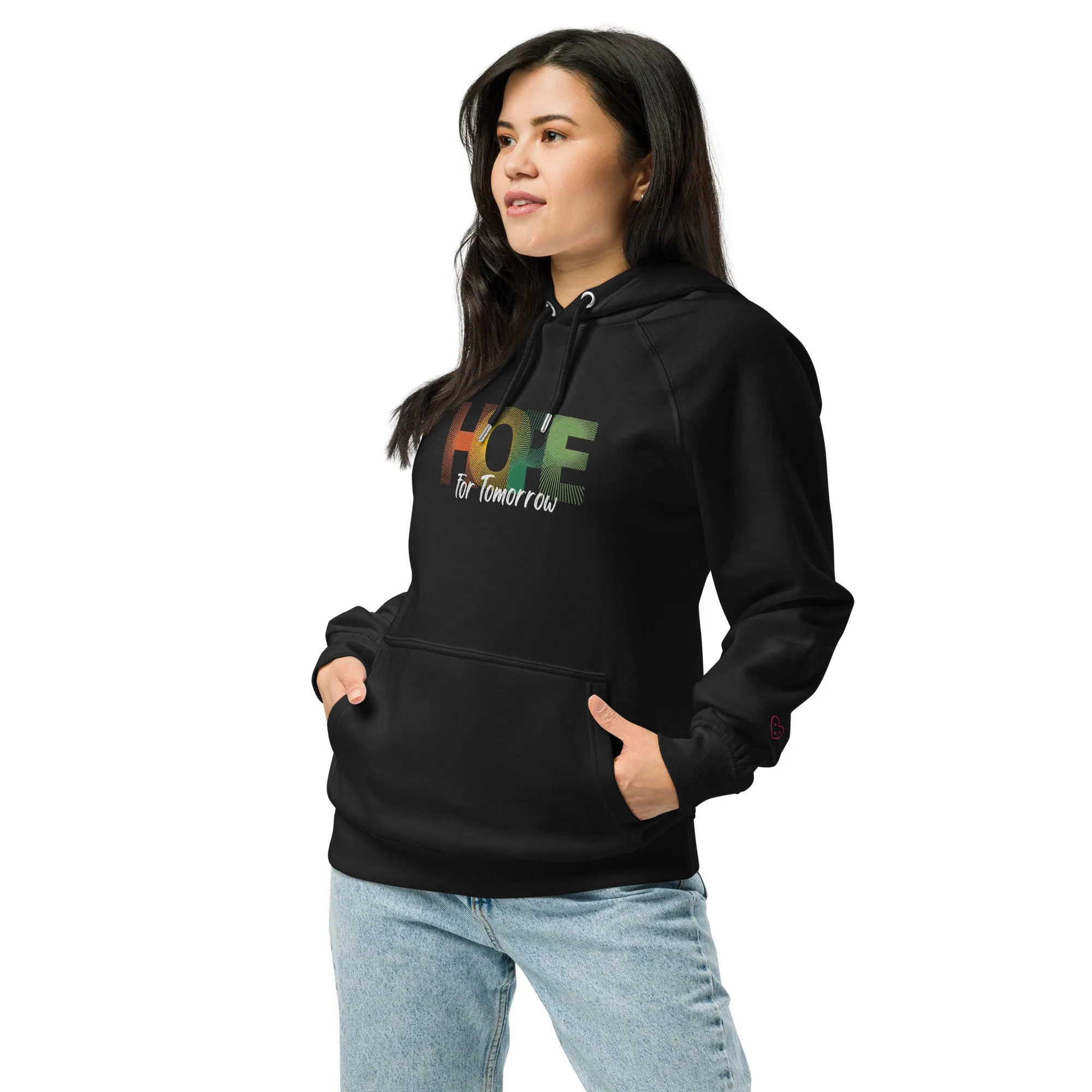 "Hope for Tomorrow" Unisex ECO raglan hoodie