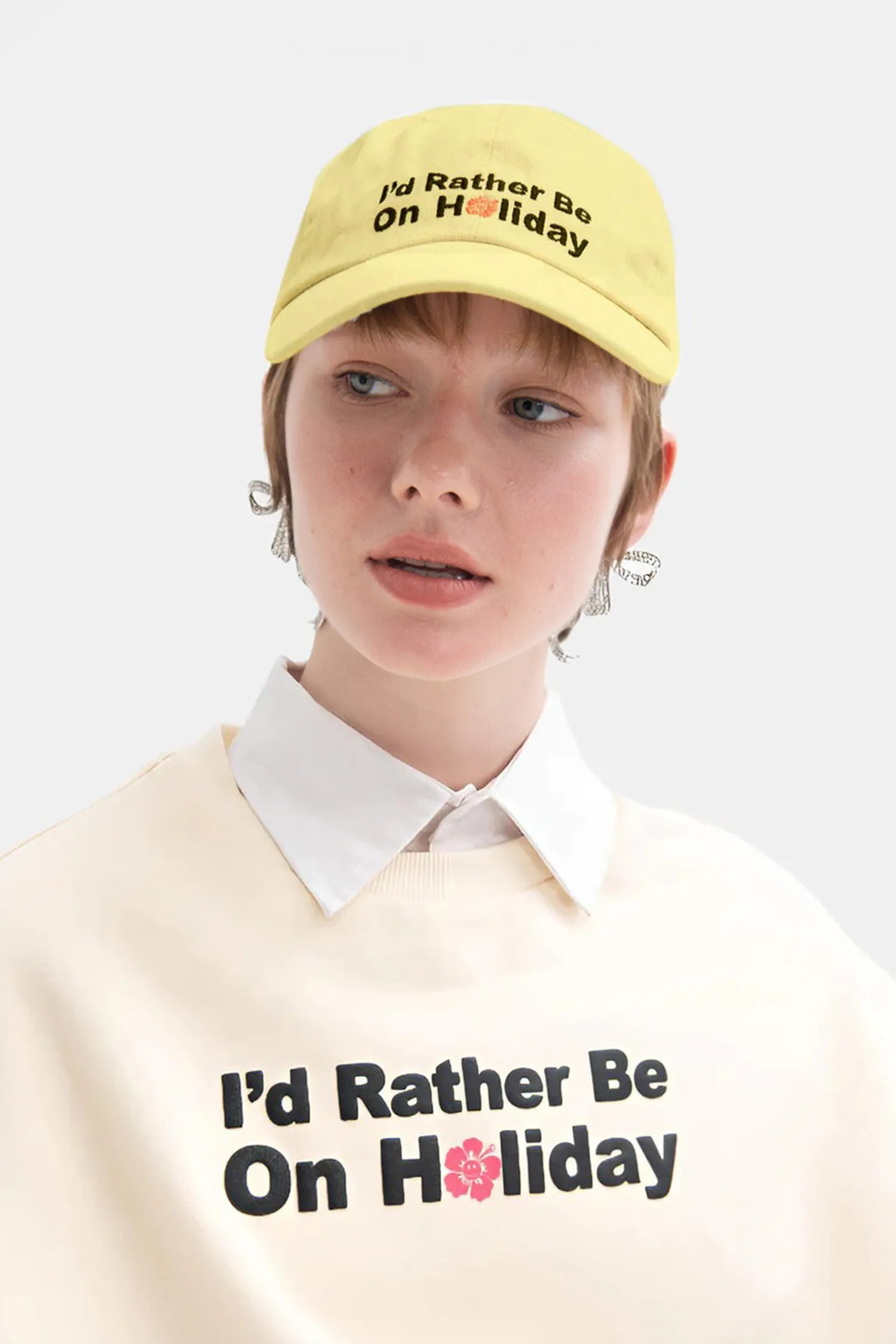 Rather Be Crew Neck Jumper - Butter