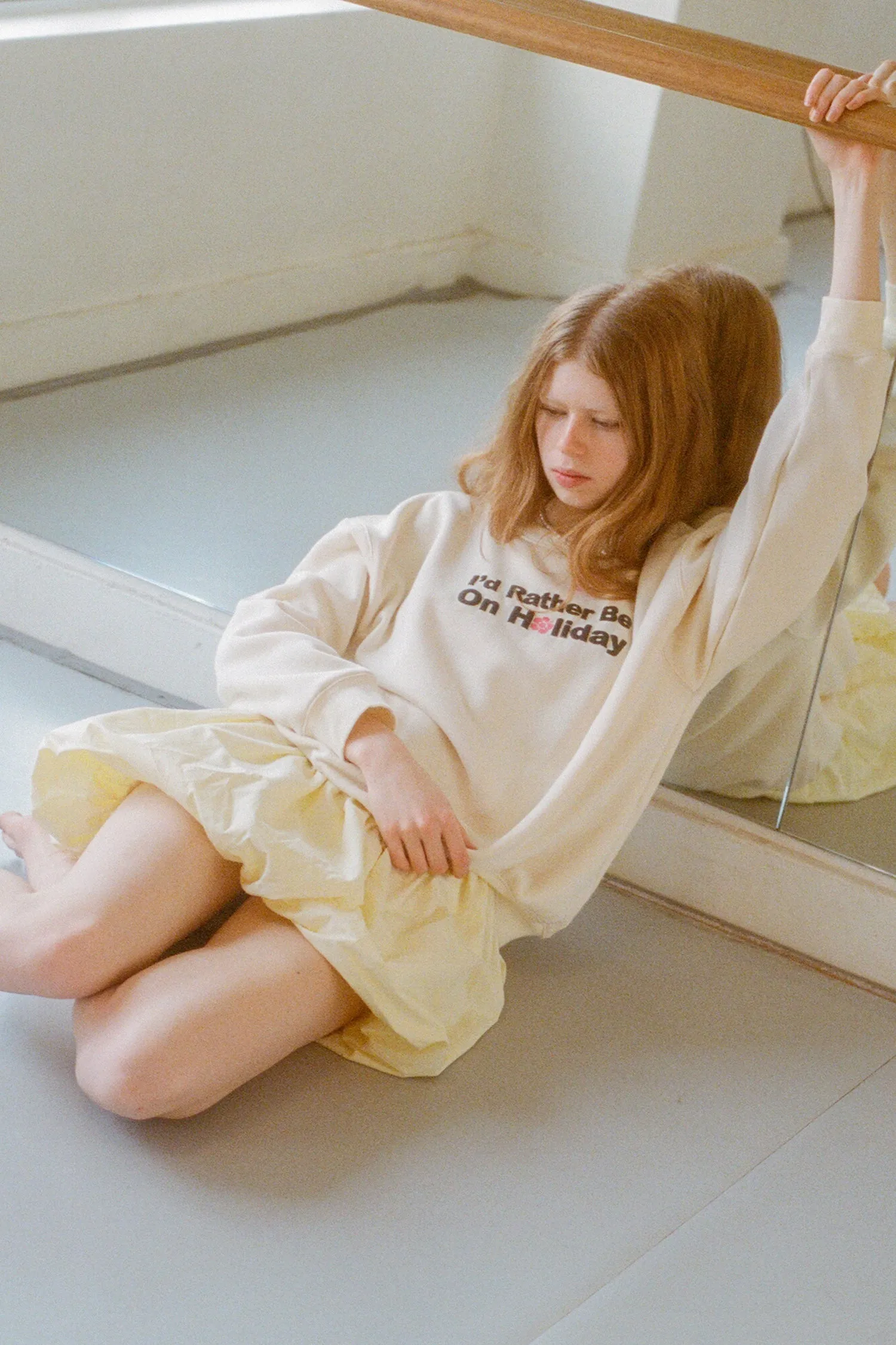 Rather Be Crew Neck Jumper - Butter