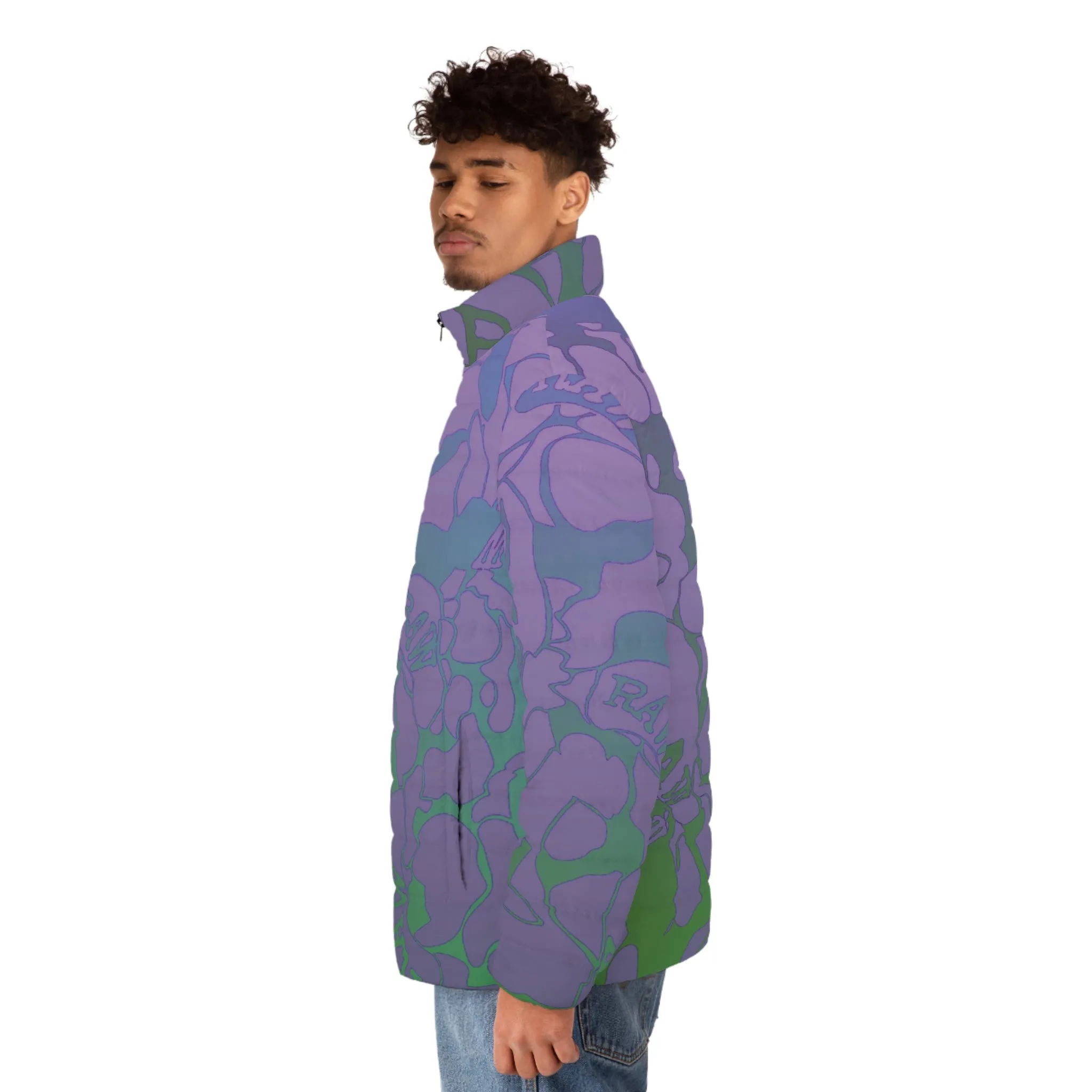 Raw Sushi "glory Camo" Puffer Jacket