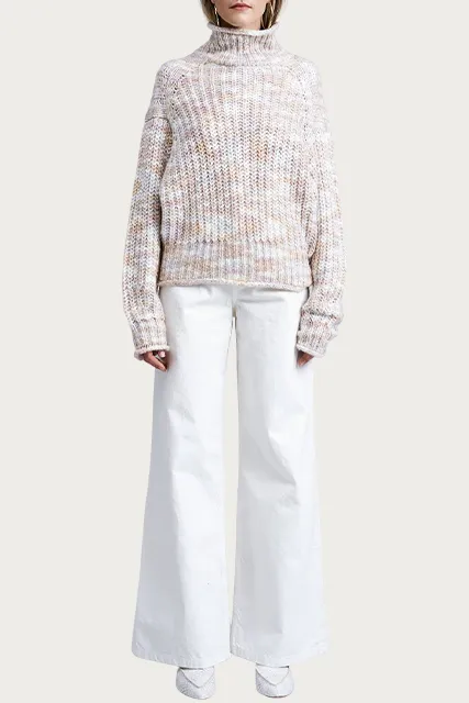 ROADE ROLLED NECK KNIT SWEATER