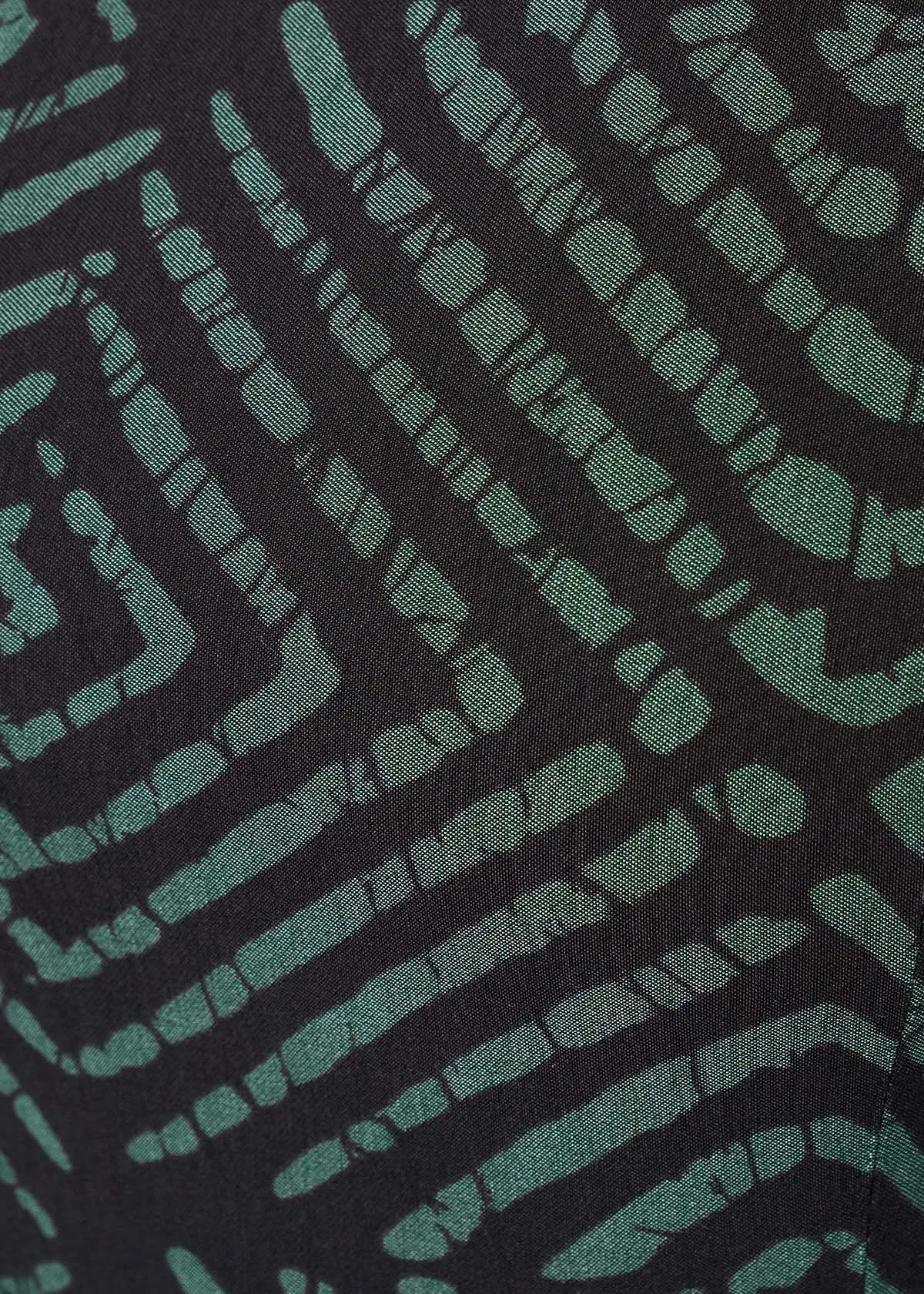 Sabella Women's African Print Stretch Dress (Malachite Diamond Adire)