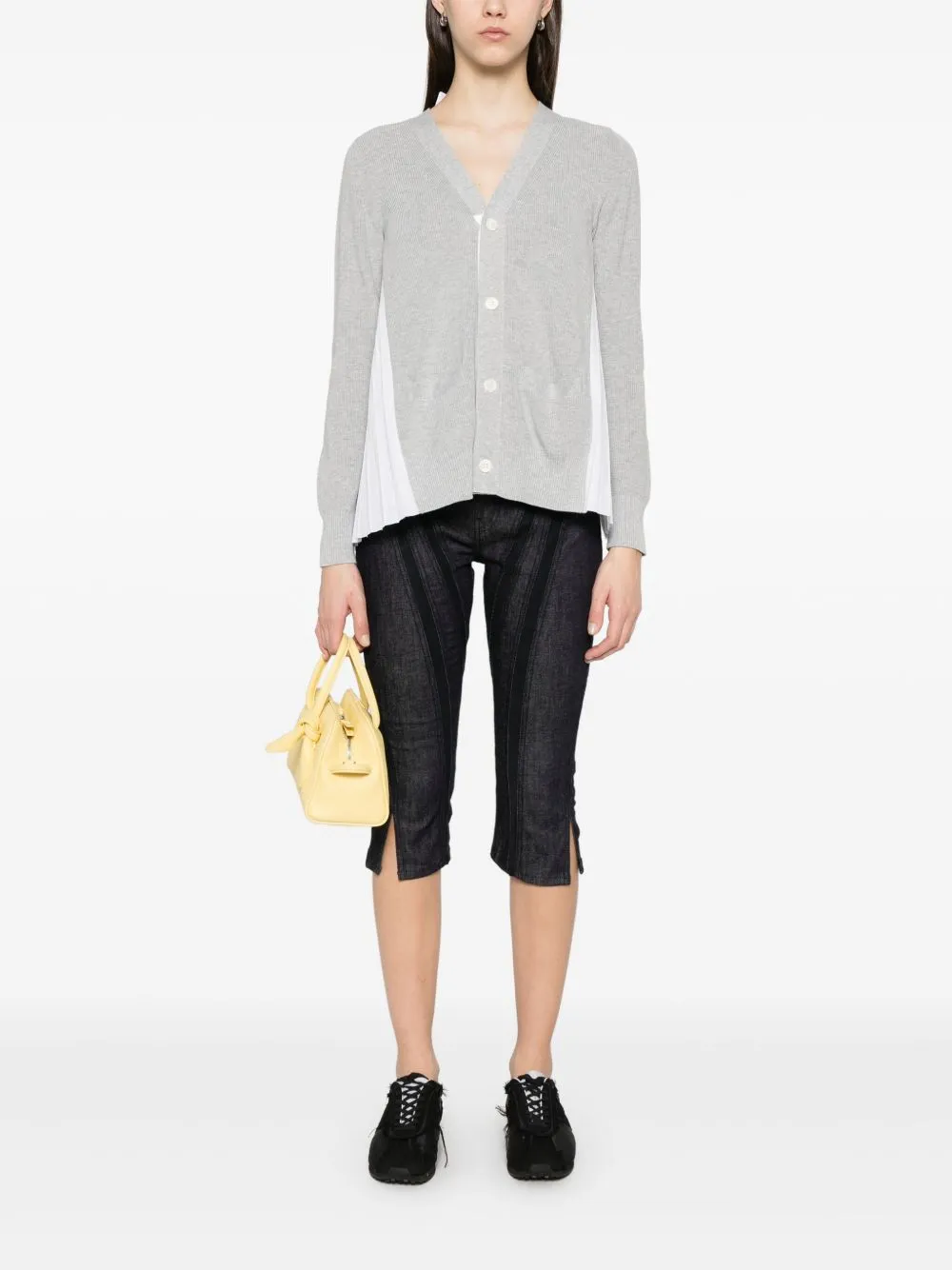 SACAI V Necked Cardigan