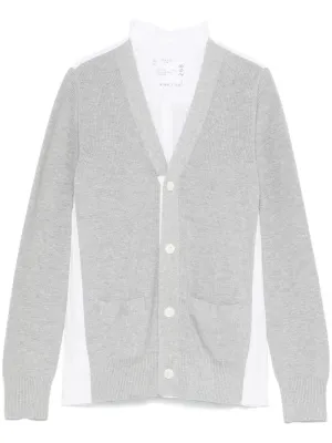 SACAI V Necked Cardigan