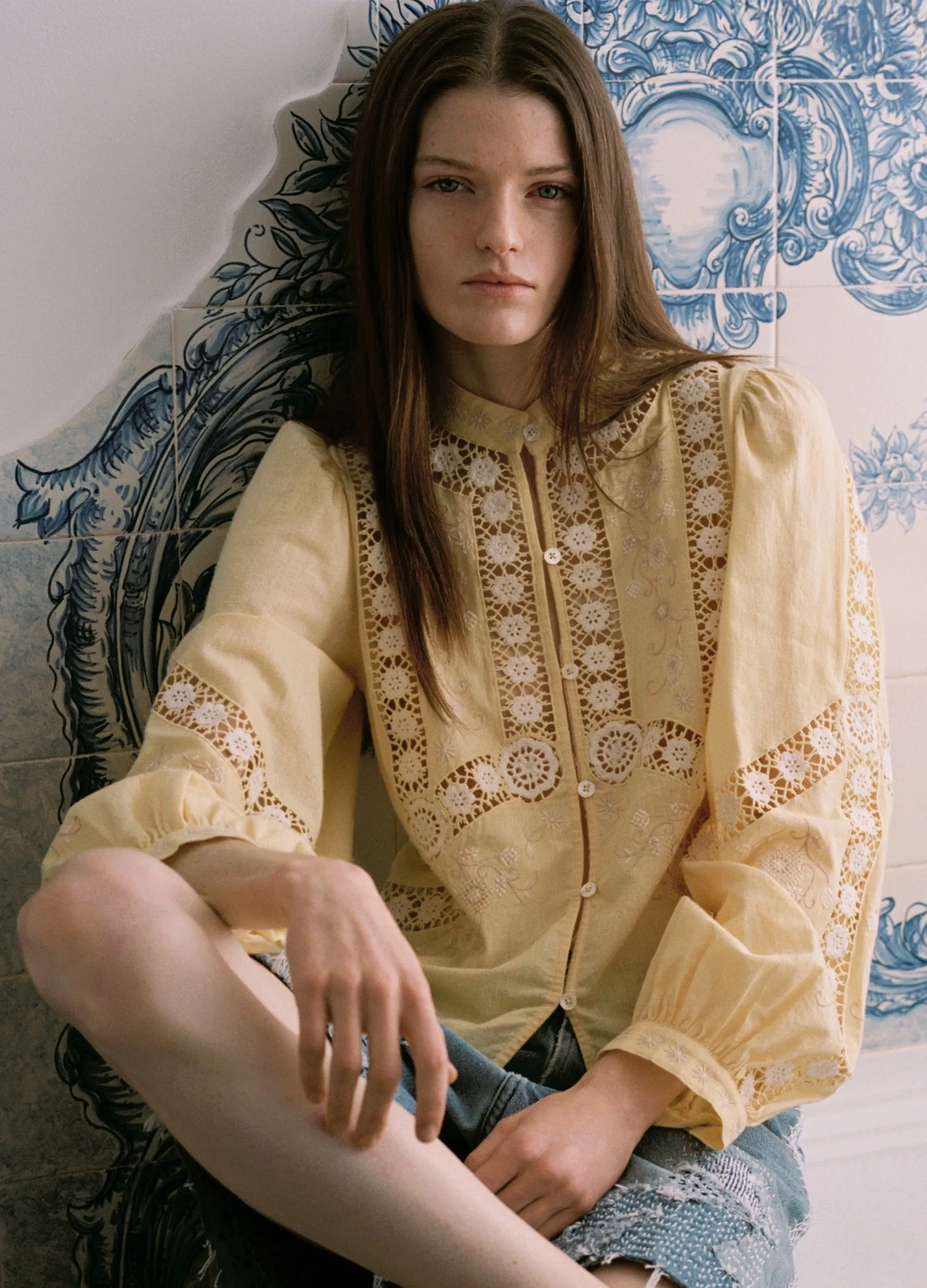 Sea Vesna Embroidery Blouse