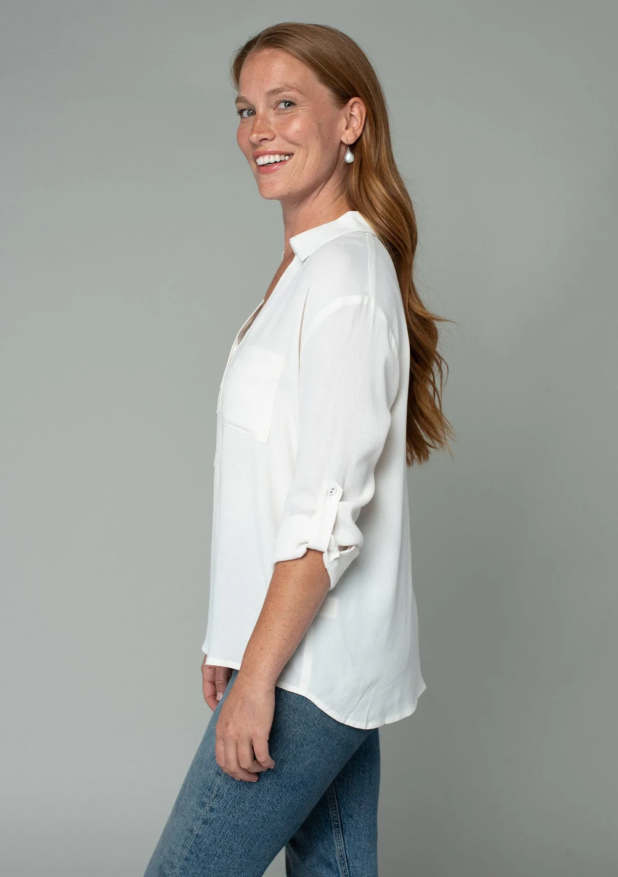 Shayla Button Front Shirt