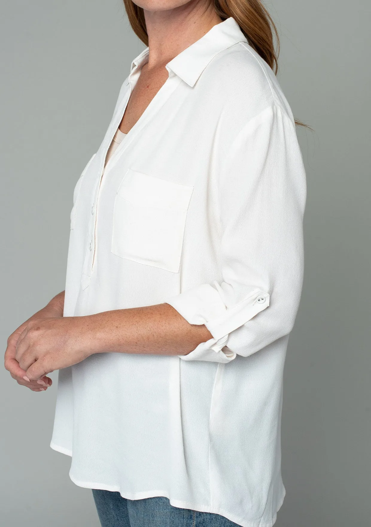 Shayla Button Front Shirt