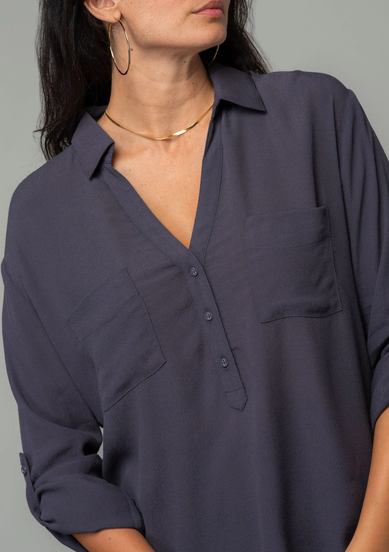 Shayla Button Front Shirt