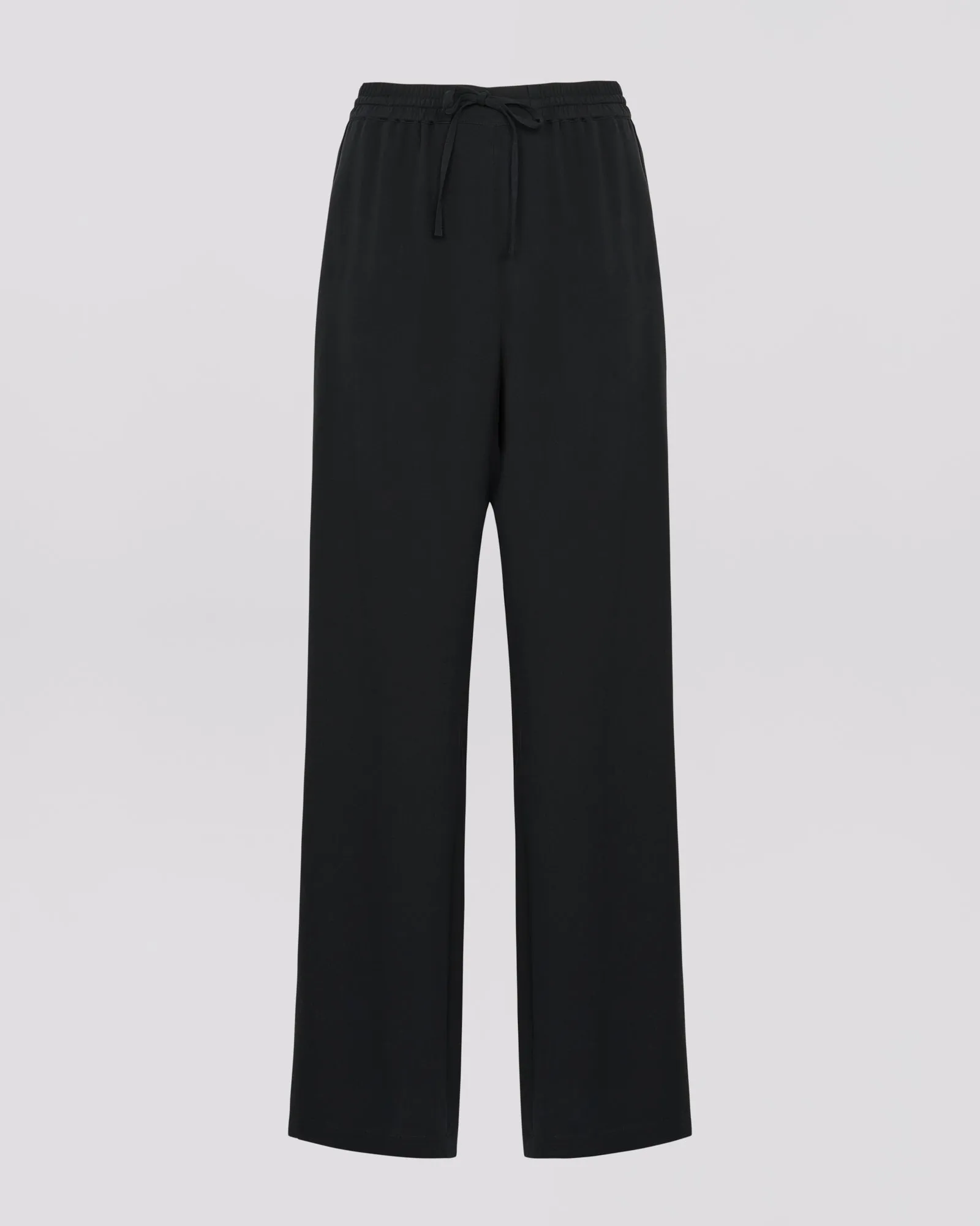 Silk crepe palazzo trousers