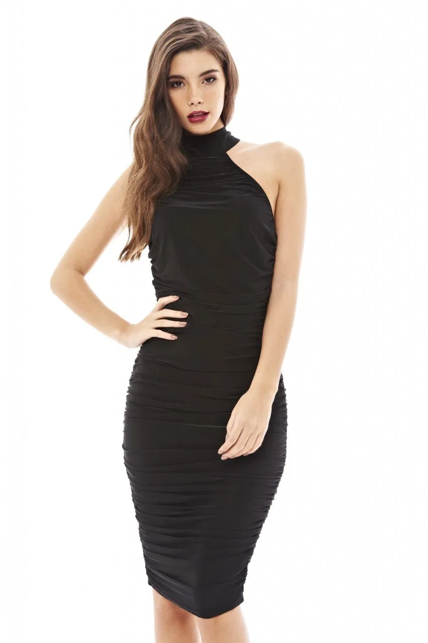 Slinky T Bar Bodycon Dress