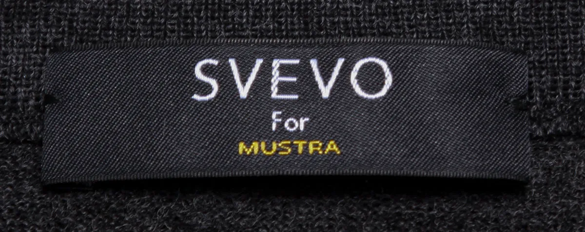 Svevo Parma Charcoal Gray V-Neck Sweater