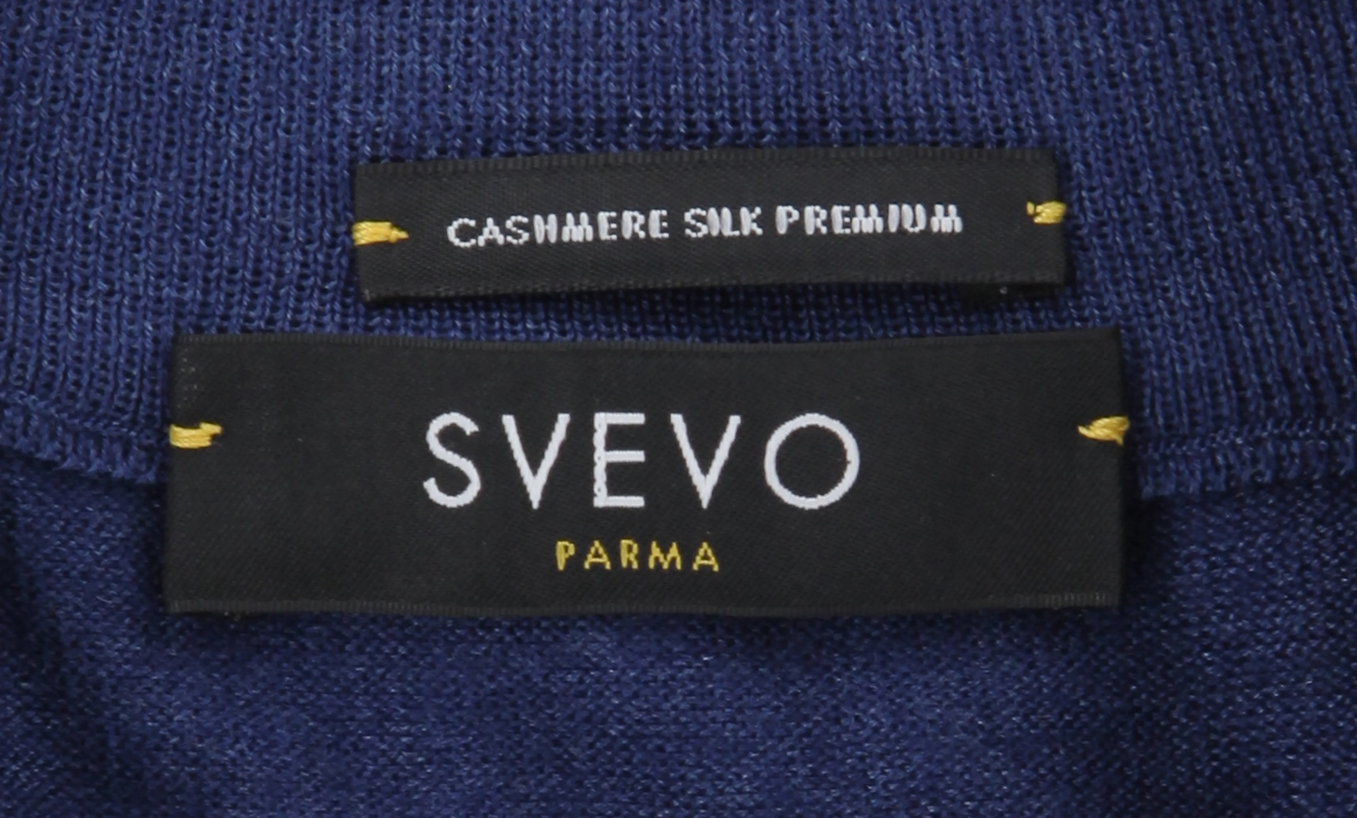 Svevo Parma Navy Blue Mock Turtleneck Sweater