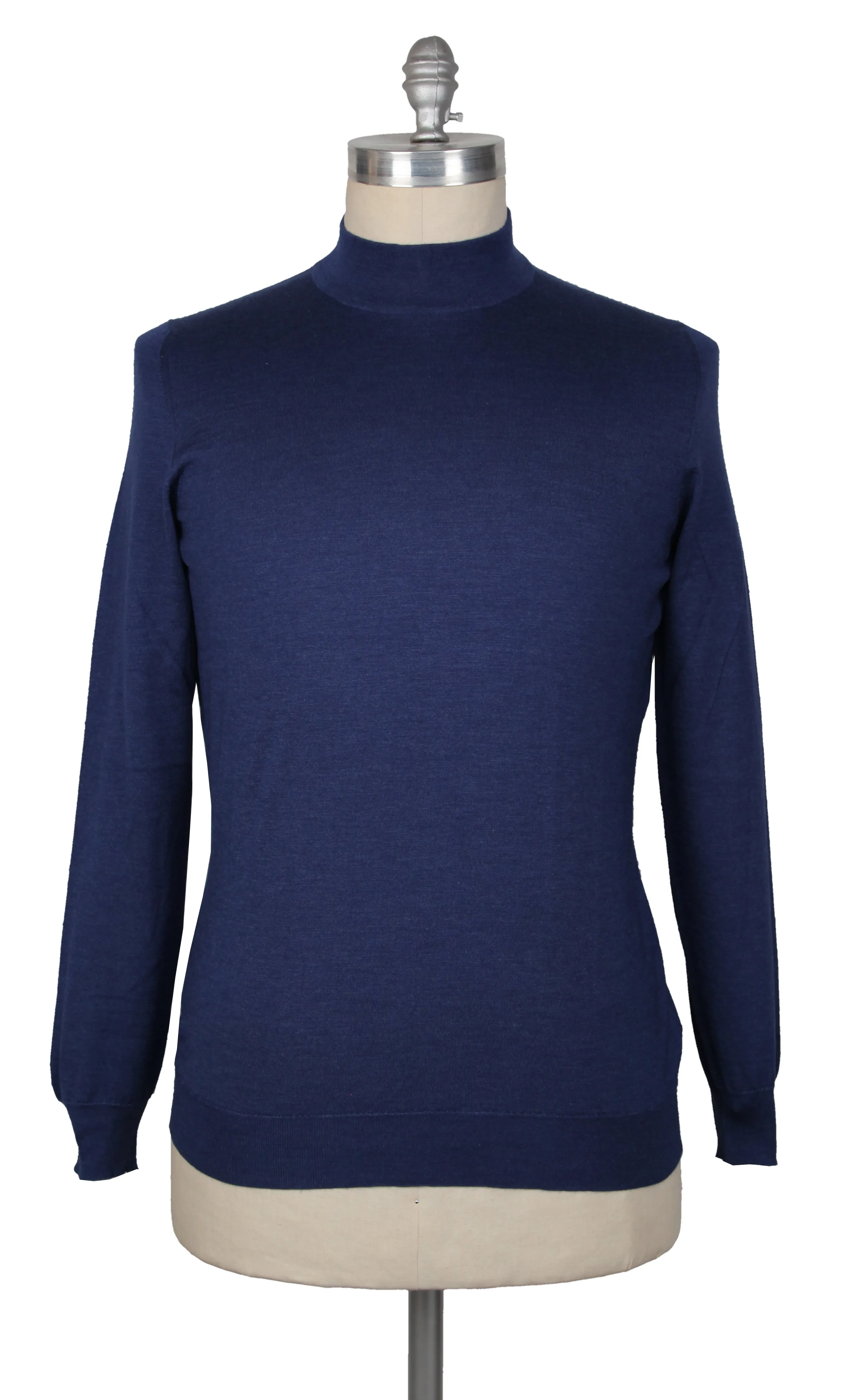 Svevo Parma Navy Blue Mock Turtleneck Sweater