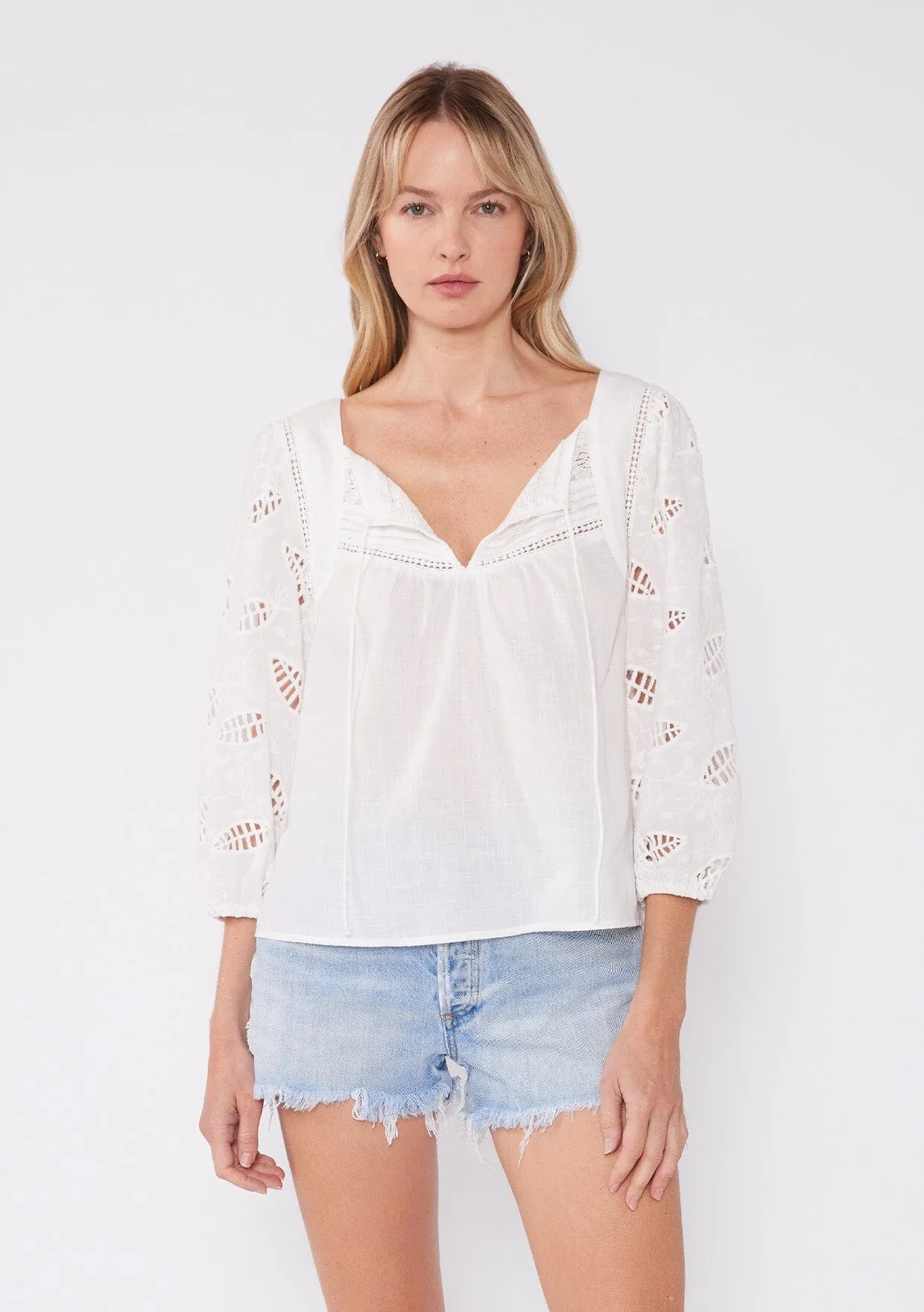 Tavi Embroidered Blouse