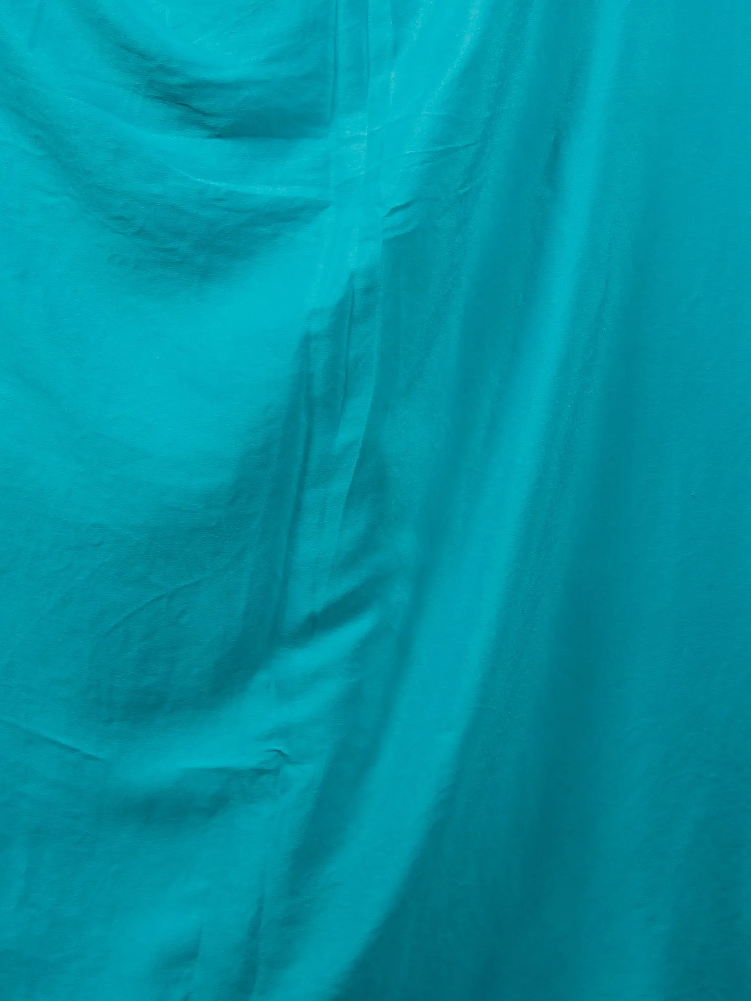 Teal Green Lavender Maroon Aari Embroidered Crepe Silk Saree From Kashmir  - S031703058
