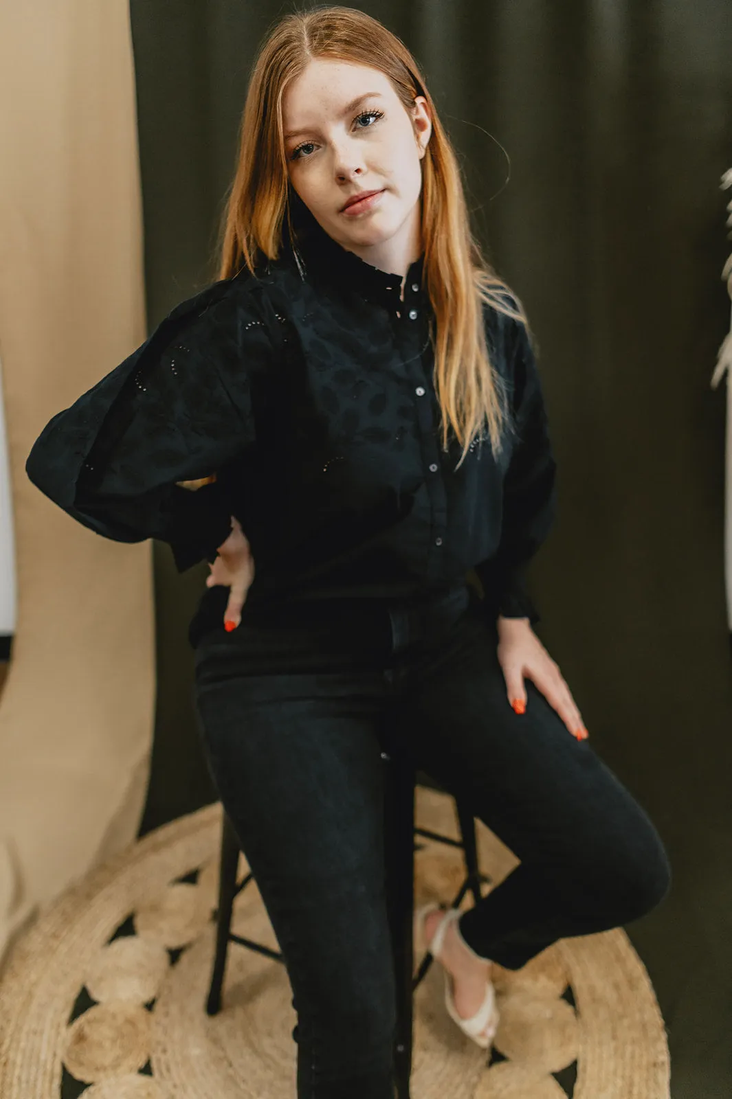 The Kilja Blouse by Part Two - Black