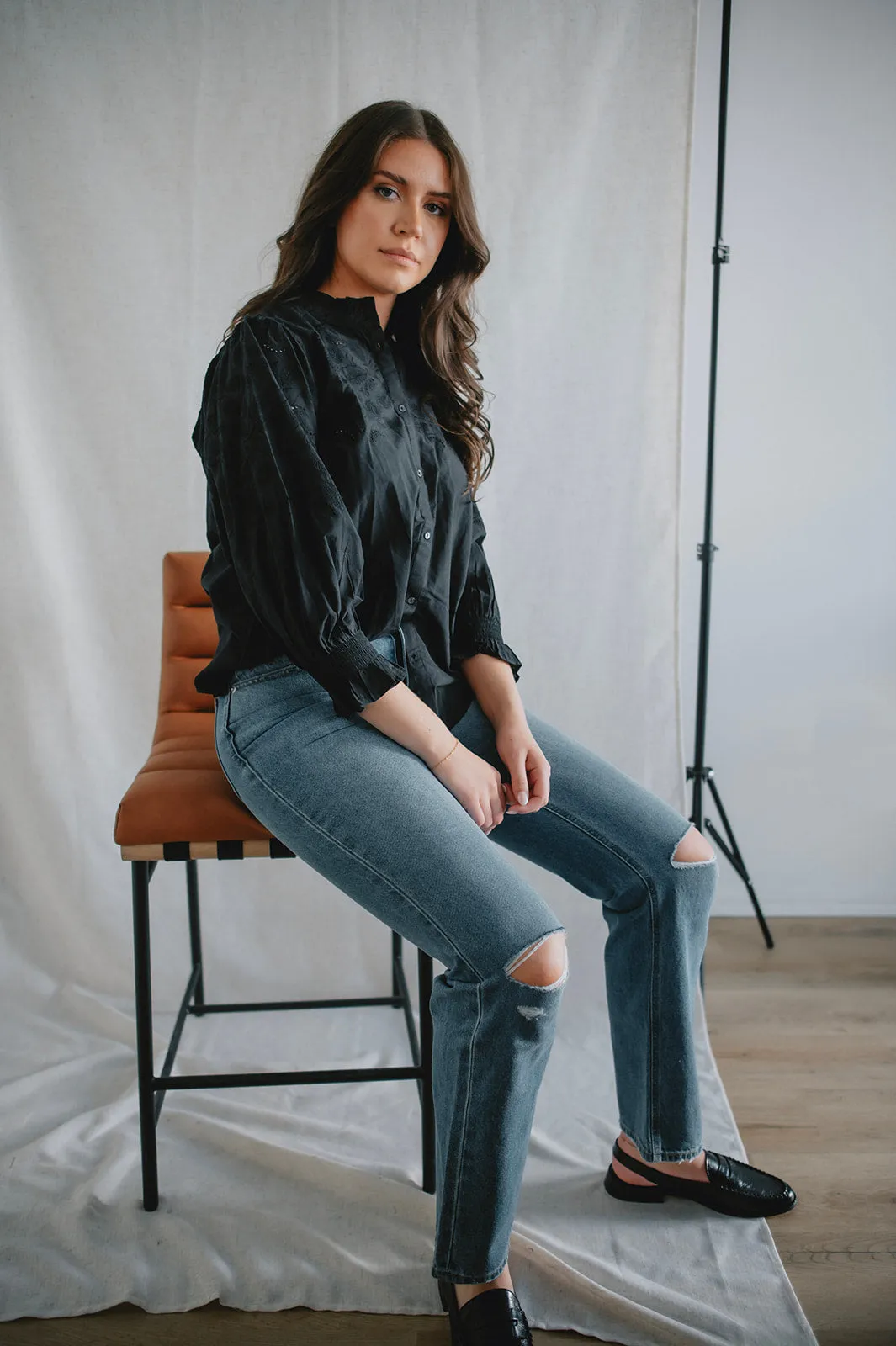 The Kilja Blouse by Part Two - Black